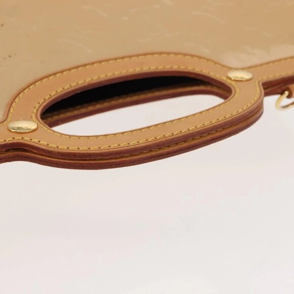 LOUIS VUITTON Vernis Roxbury Drive Bag 2Way Rose flow lantern M91391 Auth gh1053 - Picture 8 of 16